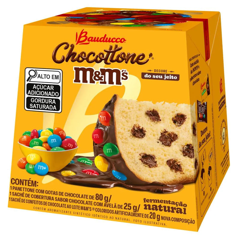 Mini Chocottone M&M's Bauducco 80g