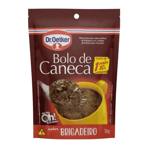 Mistura Para Bolo de Caneca Dr. Oetker Brigadeiro 70g - MEUBRASILONLINE