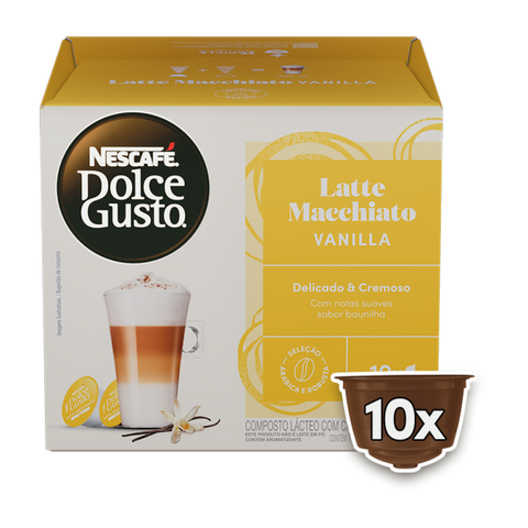 NESCAFÉ® DOLCE GUSTO Vanilla Latte Macchiato - 10 Capsulas
