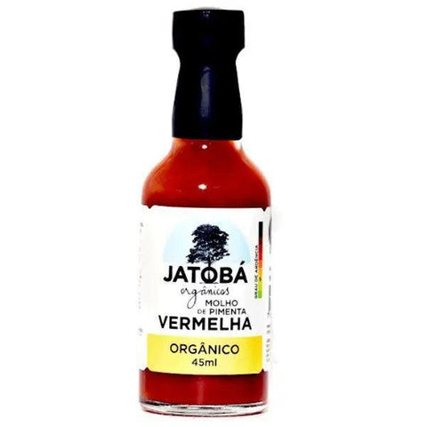 Molho de Pimenta Vermelha Orgânica Jatobá 45ml - MEUBRASILONLINE