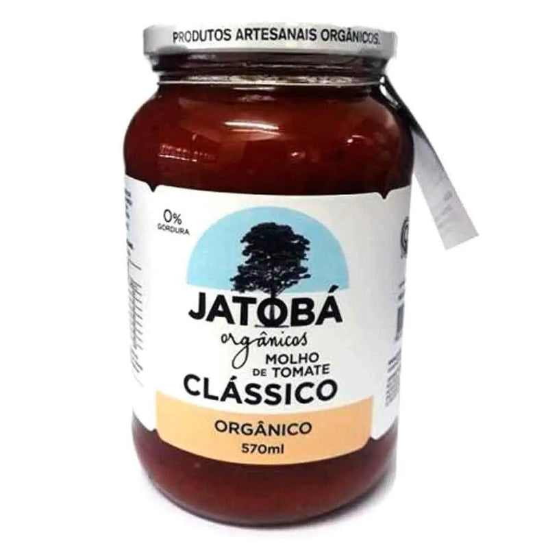 Molho de Tomate Clássico Orgânico Jatobá 570ml - Meu Brasil On Line