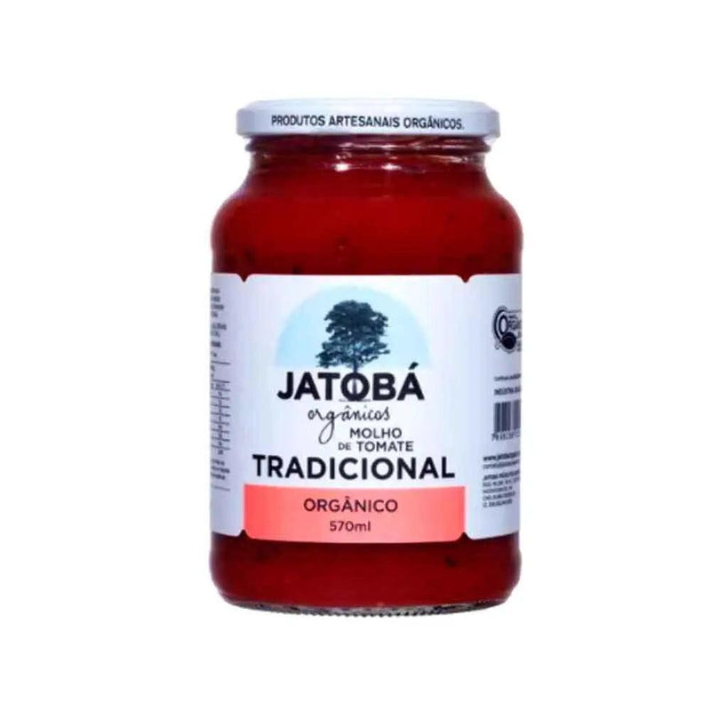 Molho de Tomate Tradicional Orgânico Jatobá 570ml - Meu Brasil On Line