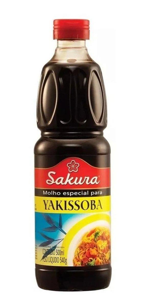 MOLHO PRONTO PARA YAKISSOBA SAKURA - 500ml - MEUBRASILONLINE