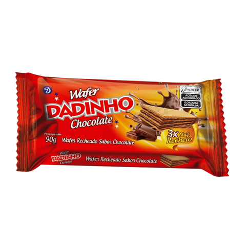 Biscoito Wafer Dadinho Chocolate 90g