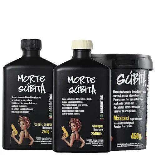 Morte Súbita Kit Shampoo, Condicionador e Máscara Lola Cosmetics (3 Produtos) - MEUBRASILONLINE