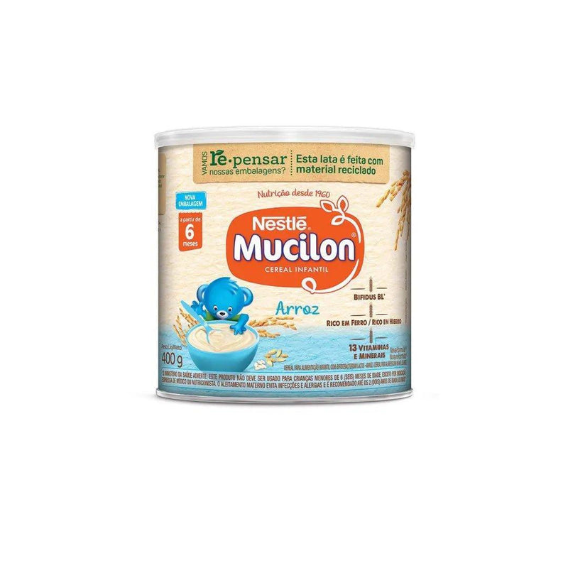 Mucilon Cereal Infantil Nestle Arroz 400Gr. - Meu Brasil On Line