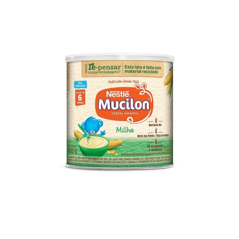 Mucilon Cereal Infantil Nestle Milho 400 Gr. - Meu Brasil On Line