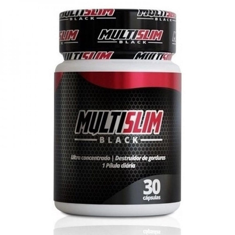 Multislim Black (30 cáps) - MEUBRASILONLINE