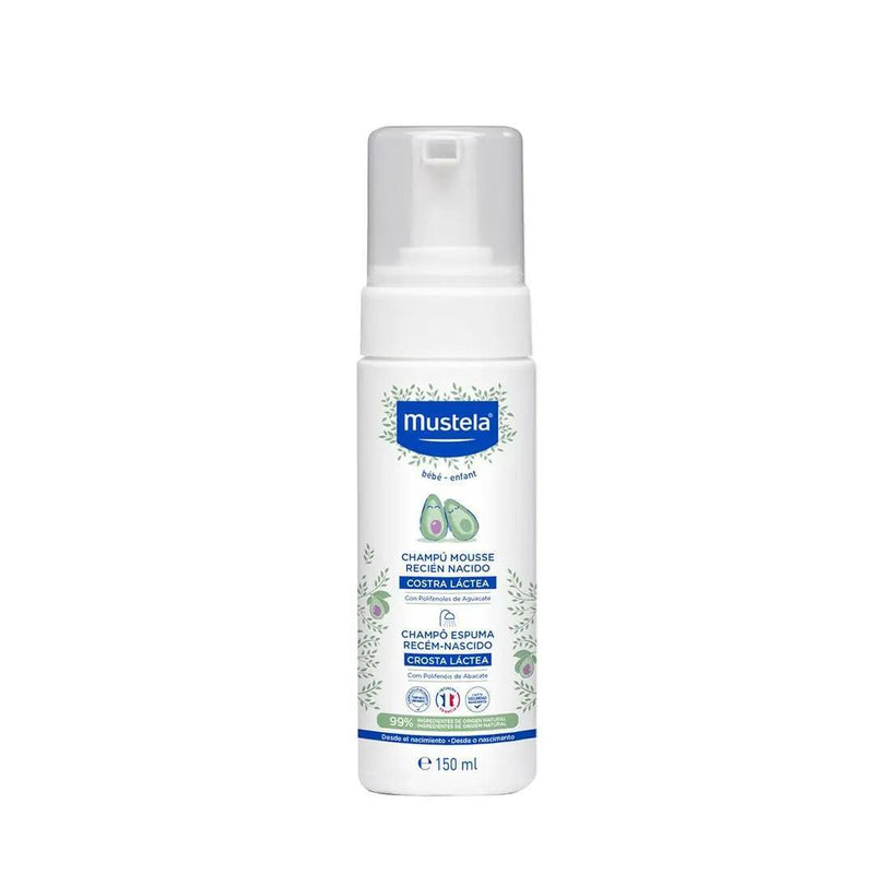 MUSTELA SH ESPUMA BEBE RECEM NASCIDO 150ML - MEUBRASILONLINE