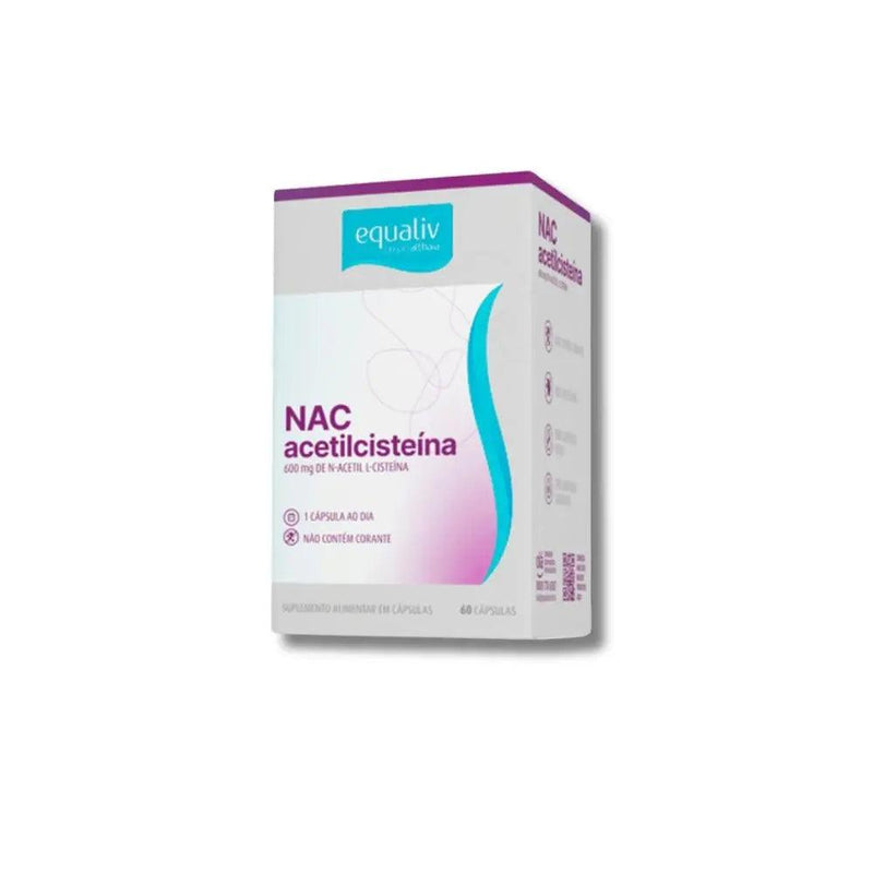 Nac Acetilcisteína Equaliv 60 cáps - MEUBRASILONLINE