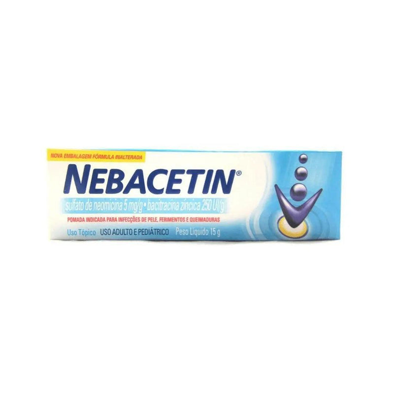 Nebacetin pomada 15 Mg - Meu Brasil On Line