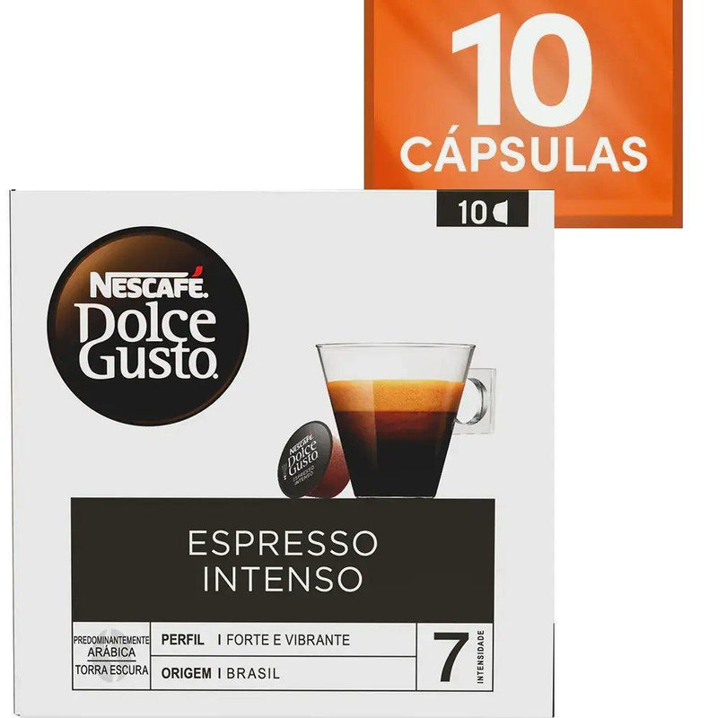 Nescafé Dolce Gusto Espresso Intenso 10 unidades - MEUBRASILONLINE