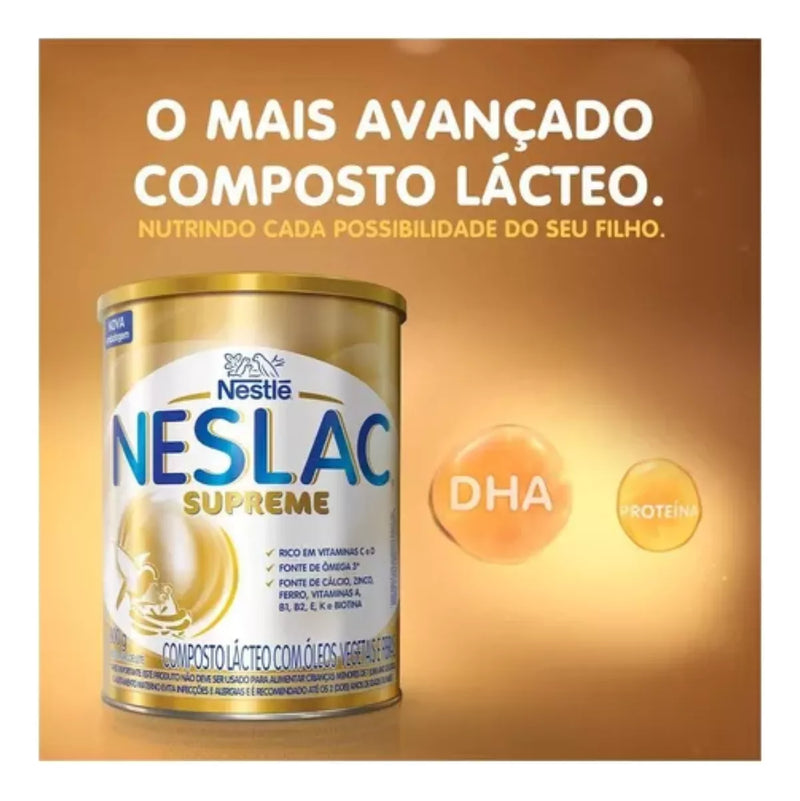 Nestlé Neslac Supreme 3 A 5 Anos 800g