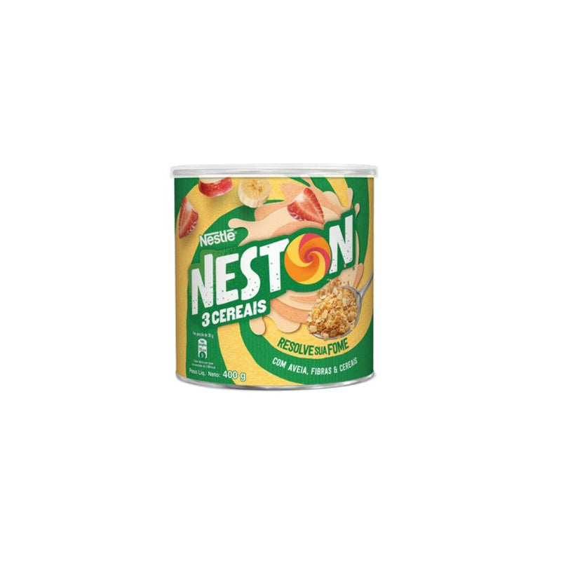 NESTON 3 Cereales Lata Nestle 360Gr. - MEUBRASILONLINE