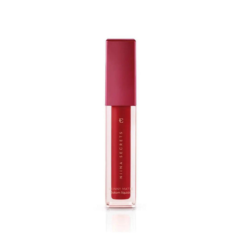 NIINA SECRETS BATOM LIQ MATTE VERMELHO HIBISCO 5ML - MEUBRASILONLINE