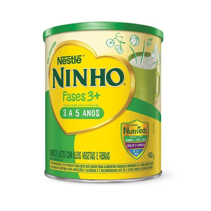 Ninho Fases 3+ Composto Lacteo Infantil 400 Gr. - Meu Brasil On Line