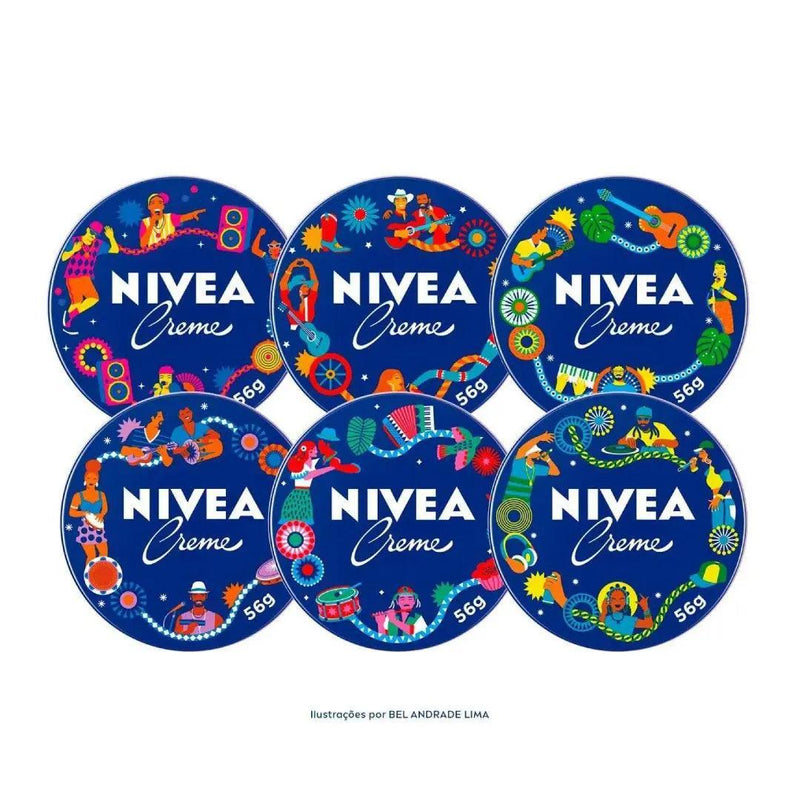 NIVEA CR RITMOS BRASILEIROS LATA 56G - MEUBRASILONLINE