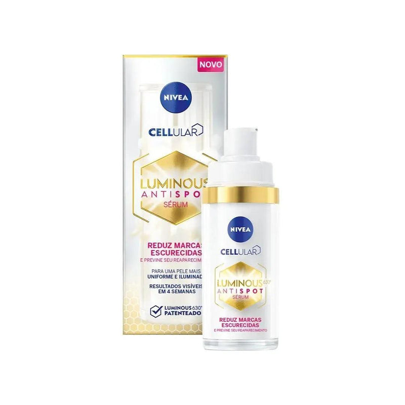 NIVEA LUMINOUS CELLULAR 630 SERUM DIA NOITE 30ML - MEUBRASILONLINE