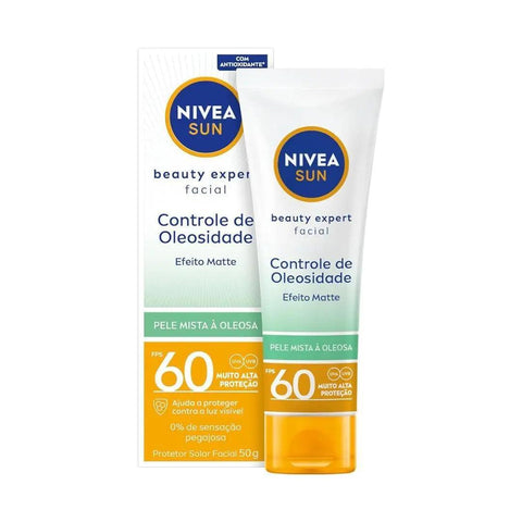 NIVEA PROTETOR FPS50/60 BE FACIAL OLEO 50G - MEUBRASILONLINE