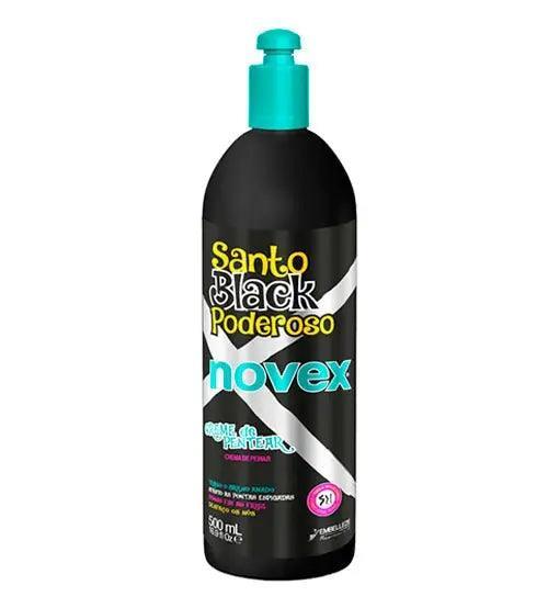 Novex Creme De Pentear Santo Black Poderoso 500ml - MEUBRASILONLINE