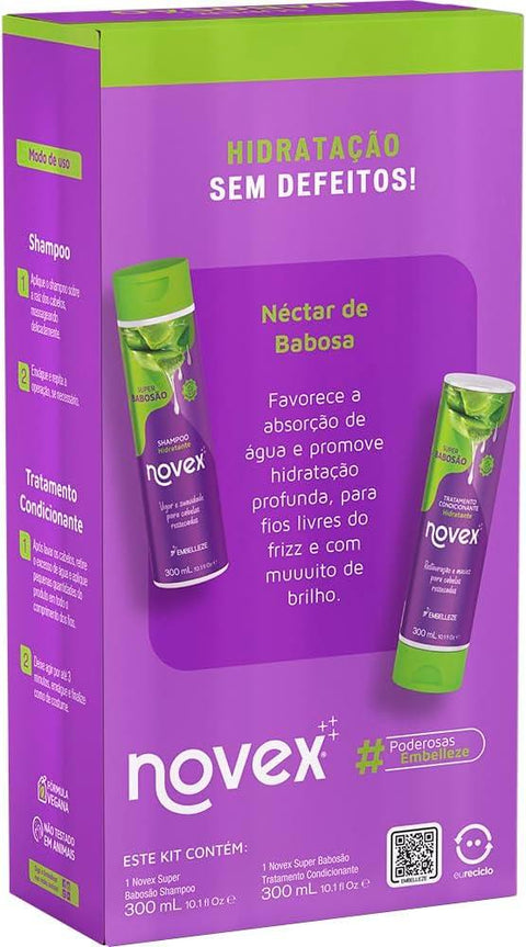 Novex Vitay Super Babosa Shampoo + Conditioner Kit 300ml