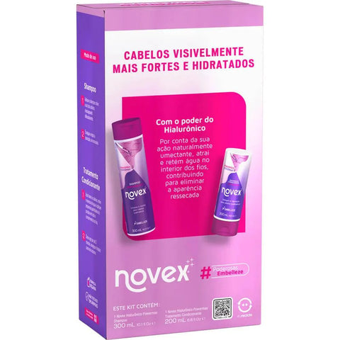 Novex PowerMax Hyaluronic Acid Shampoo + Conditioner Kit 300ml