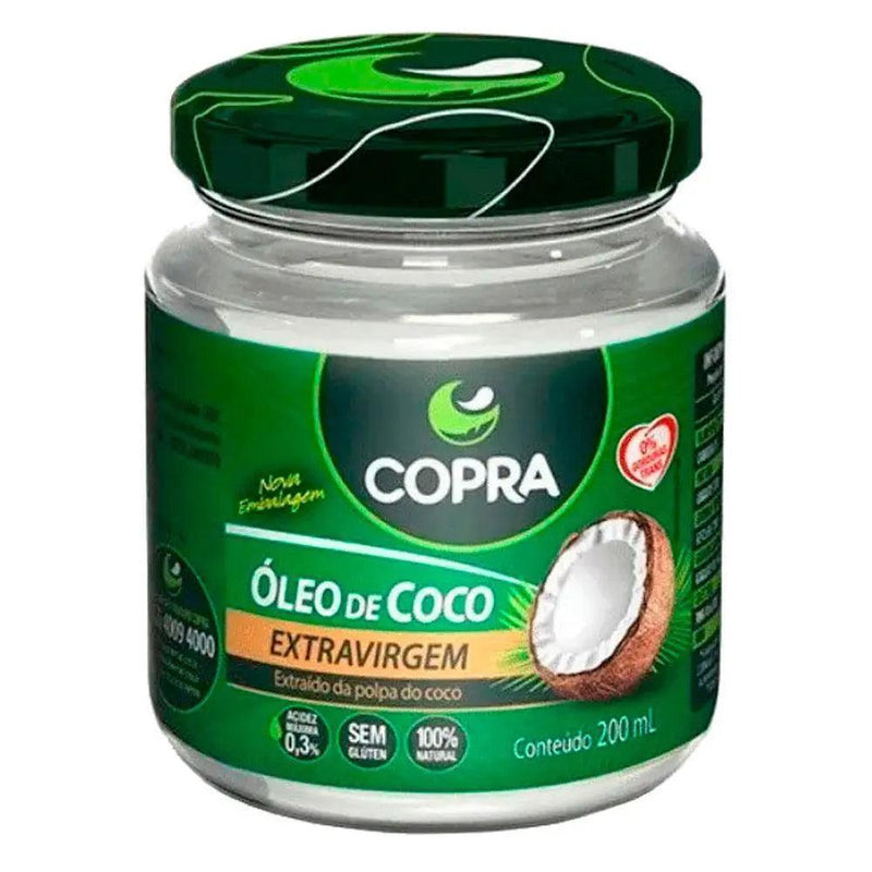 Óleo de Coco Extra - Virgem Copra 200ml - Meu Brasil On Line