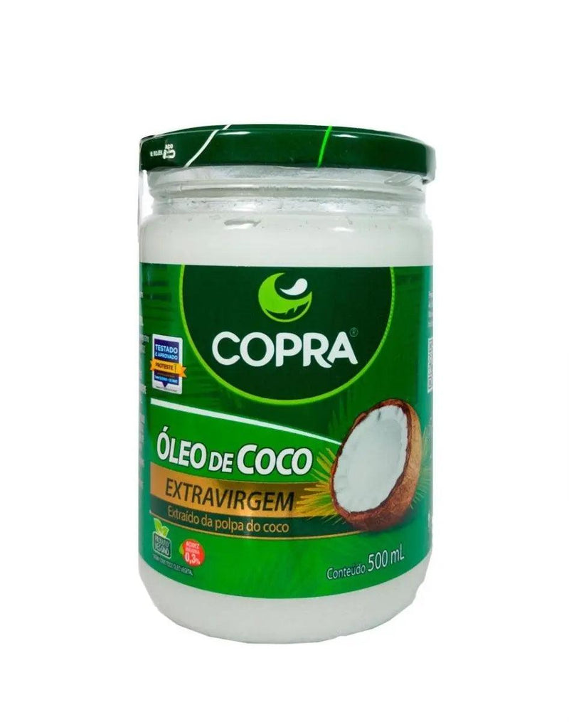 Óleo de Coco Extra - Virgem Copra 500ml - Meu Brasil On Line