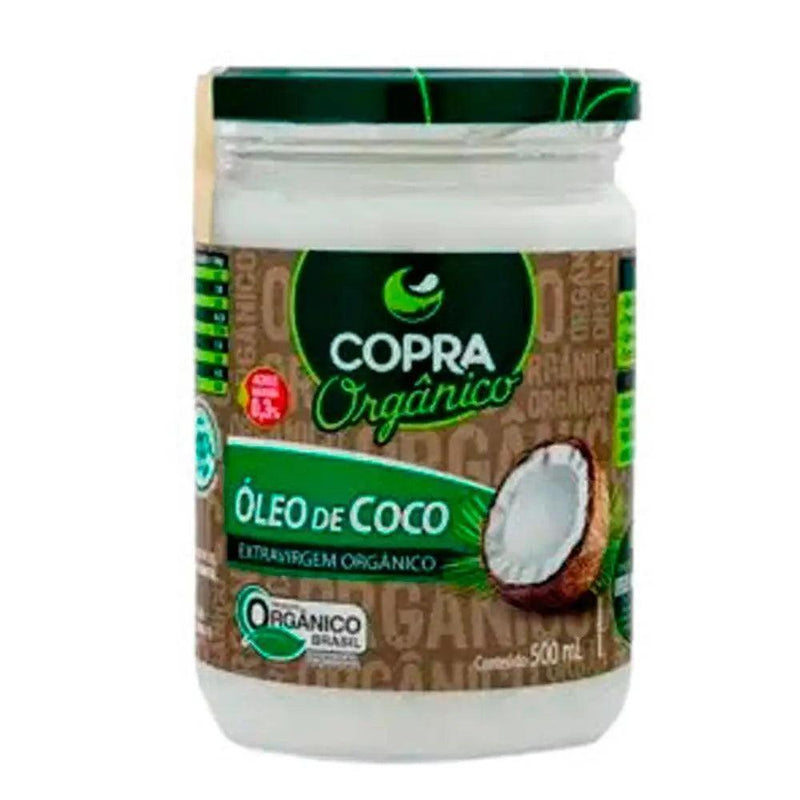 Óleo de Coco Extra Virgem Orgânico Copra 500ml - MEUBRASILONLINE