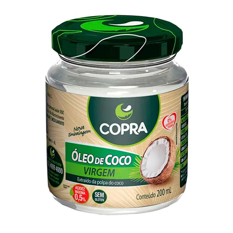 Óleo de Coco Virgem Copra 200ml - MEUBRASILONLINE