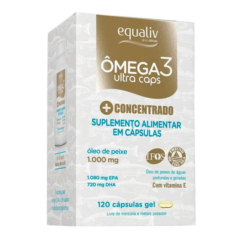 Ômega 3 Ultra Equaliv 120 Caps - MEUBRASILONLINE