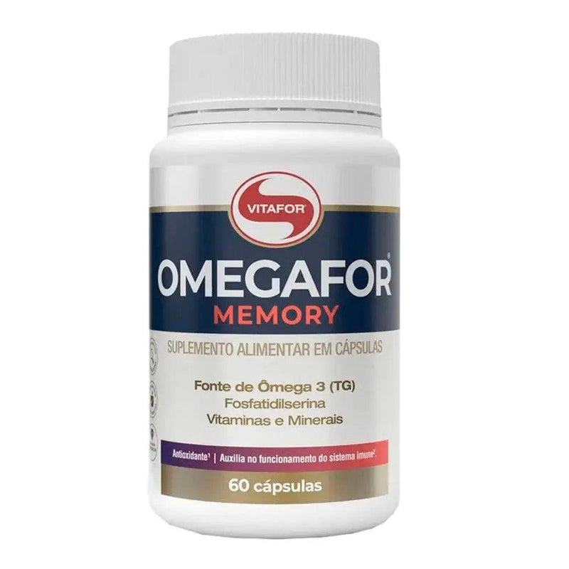 Omegafor Memory Vitafor 60 Caps - MEUBRASILONLINE