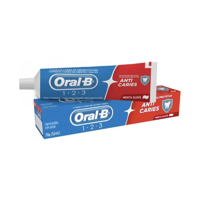 ORAL B CD 70G 1 2 3 MENTA - MEUBRASILONLINE