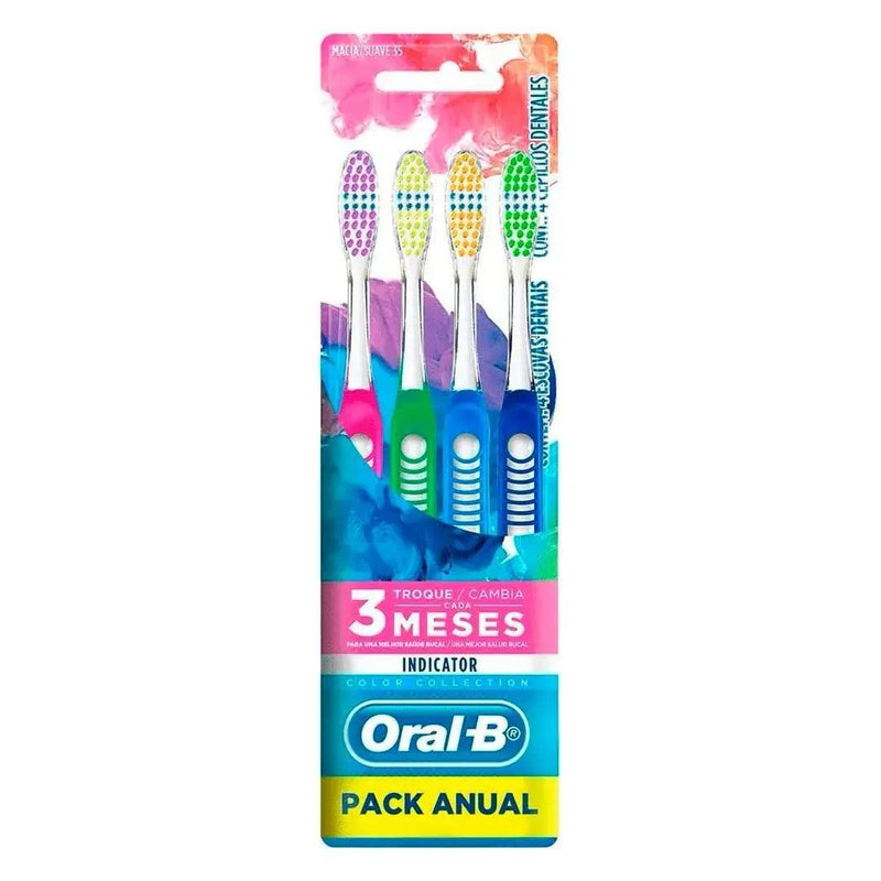 ORAL B ED INDICATOR 35 COLORS 4UN - Meu Brasil On Line