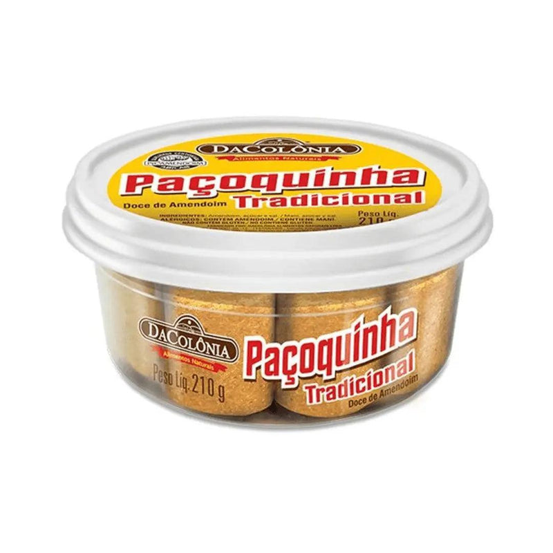 Pacoquinha Rolha Tradicional DaColonia 210g - Meu Brasil On Line