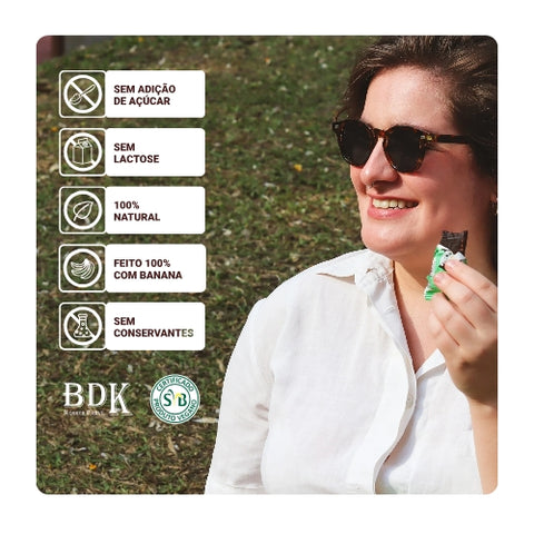 Pacote Bananinha Mix com Nibs de Cacau e Cacau em Pó 200g