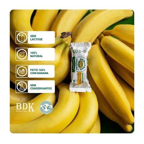 Pacote Bananinha Paraibuna Com Açúcar Tradicional 200g