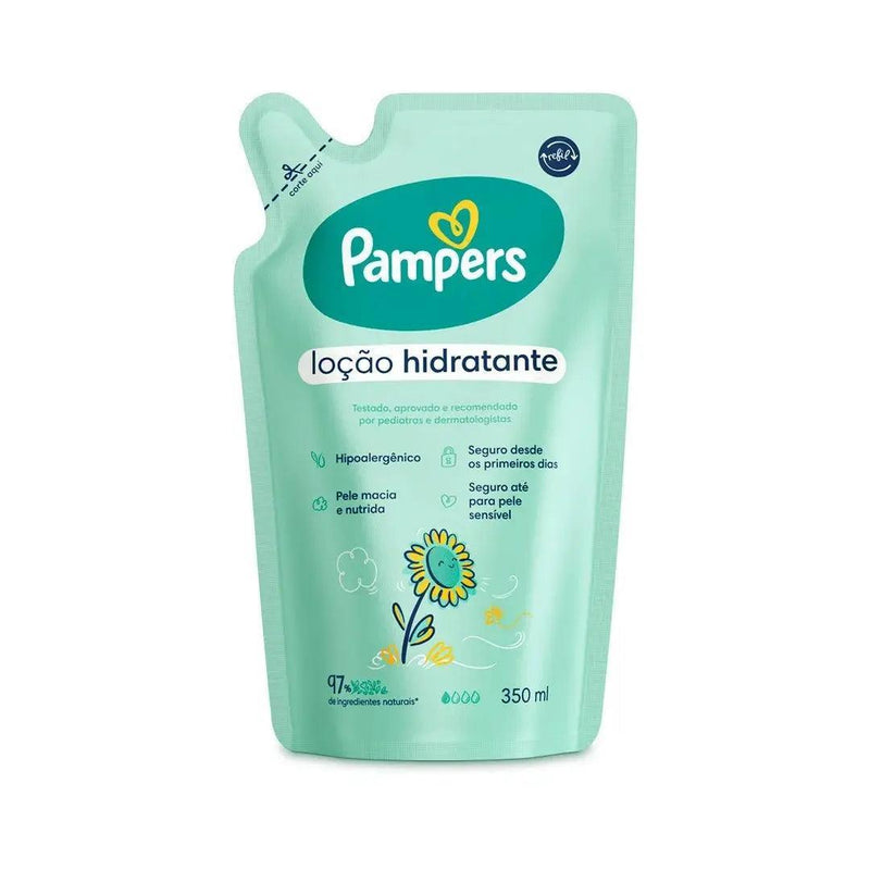 PAMPERS LOCAO HIDRAT GIRASSOL REFIL 350ML - Meu Brasil On Line