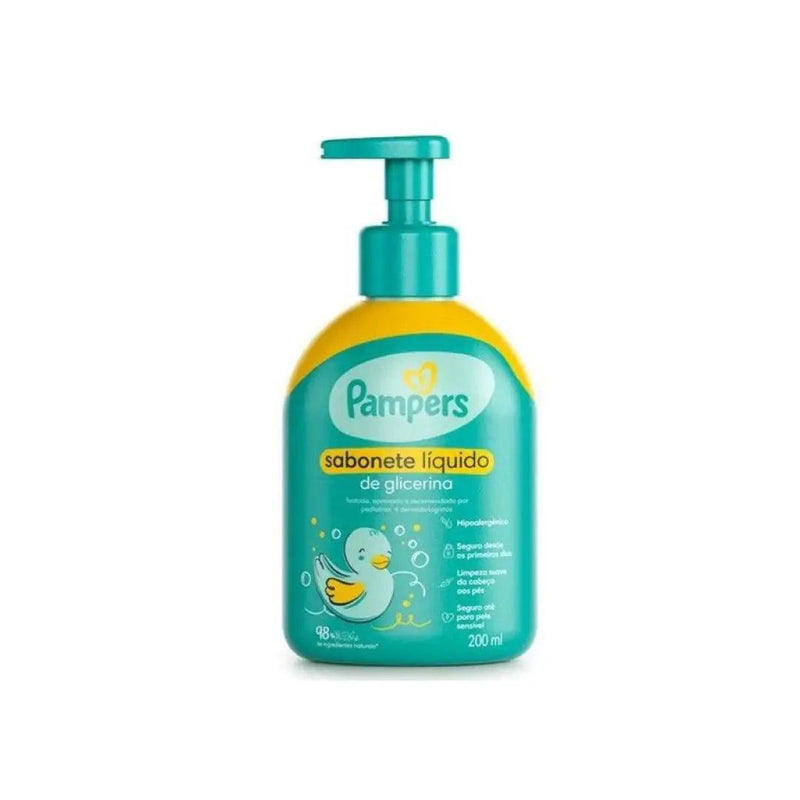 PAMPERS SAB LIQ GLICERINA 200ML - MEUBRASILONLINE