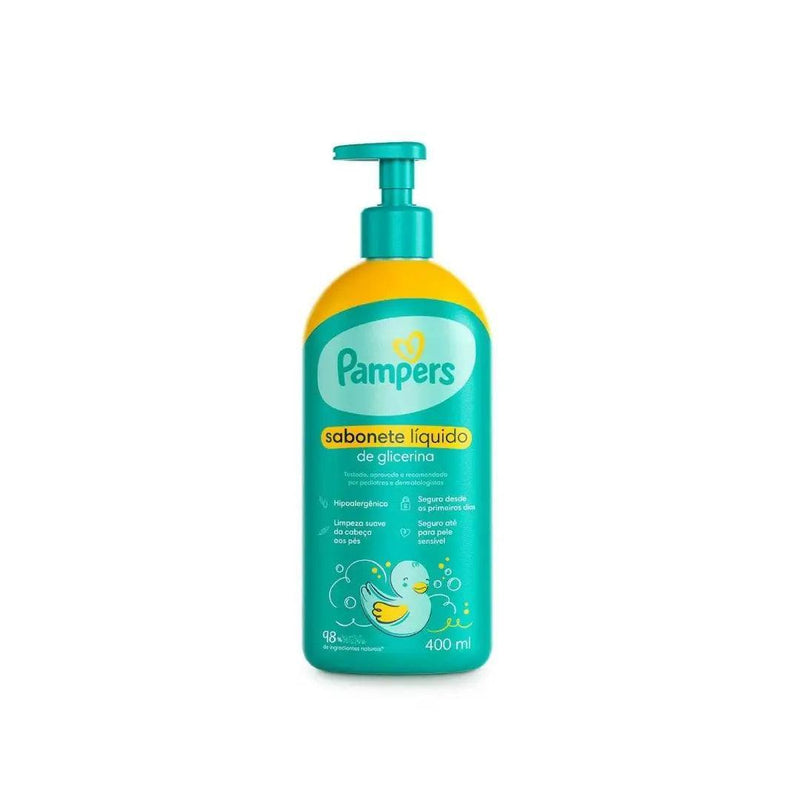 PAMPERS SAB LIQ GLICERINA 400ML - MEUBRASILONLINE