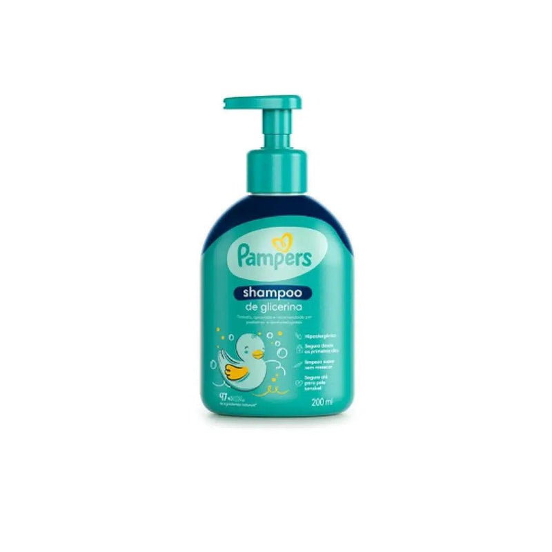 PAMPERS SH GLICERINA 200ML - MEUBRASILONLINE