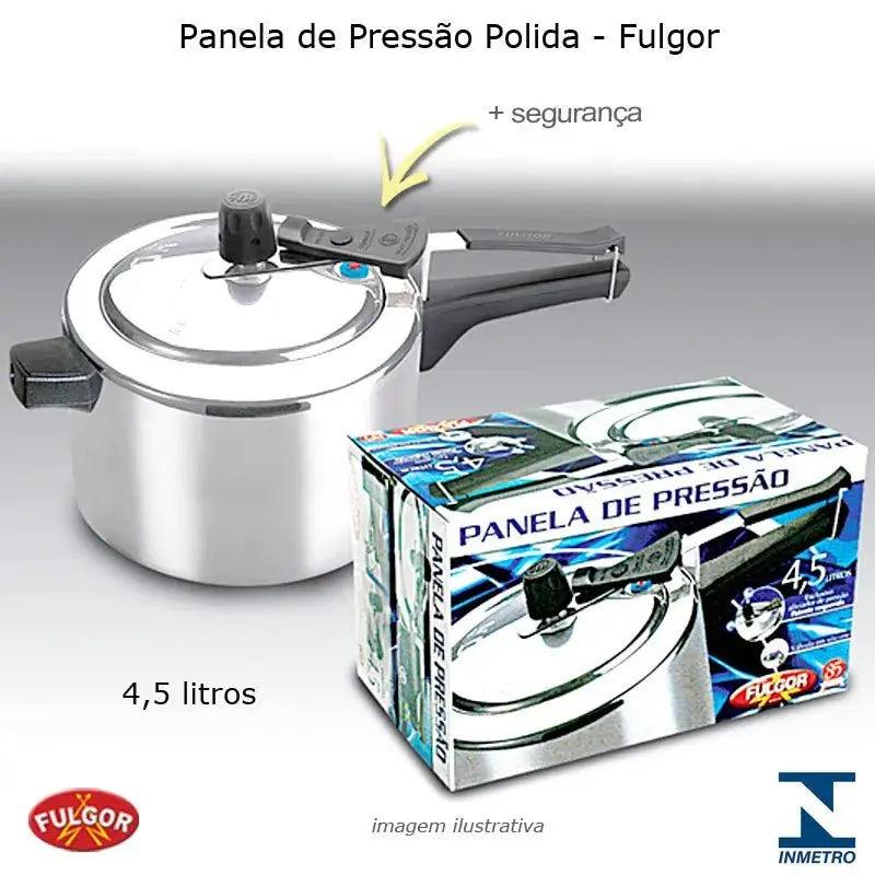 Panela de Pressão Fulgor 4.5 lt - MEUBRASILONLINE