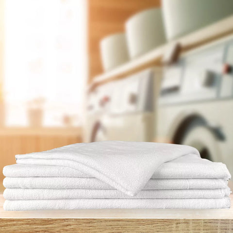 White Bleached Floor Cloth 10 Units 50 x 70 890g
