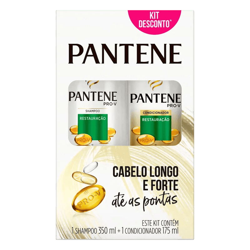 PANTENE KIT SH+COND RESTAUR 350ML+175ML - MEUBRASILONLINE