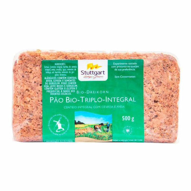 Pão BioTriplo de Centeio, Trigo e Aveia Meierbaer 500g - Meu Brasil On Line