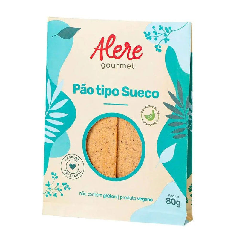 Pão Sueco com Biomassa de Banana Verde Alere 80g - Meu Brasil On Line