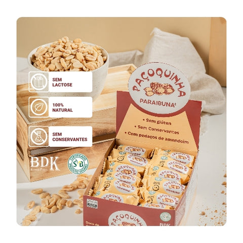 Paçoquinha Paraibuna Tradicional 540g