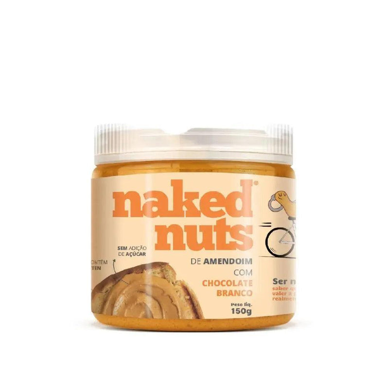 Pasta de Amendoim com Chocolate Branco Naked Nuts 150g - Meu Brasil On Line