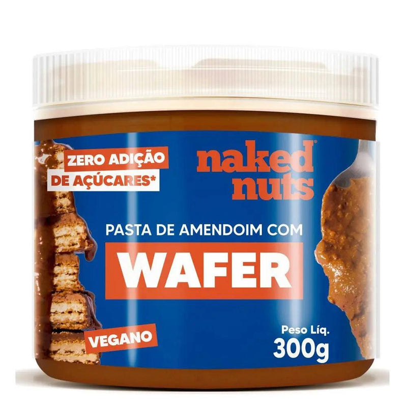 Pasta De Amendoim Com Wafer De Chocolate Naked Nuts 300G - Meu Brasil On Line