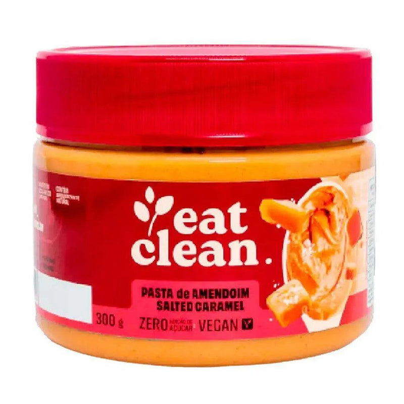 Pasta de Amendoim Salted Caramel Eat Clean 300g - MEUBRASILONLINE